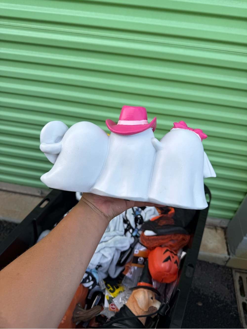 Let’s Go Ghouls Pink Cowgirl Ghost Halloween Decor 👻💗 - Picture 2 of 2